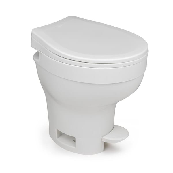 Light House Beauty 31835 AM VI Hi RV Toilet with Foot Flush, White LI3035275 - main